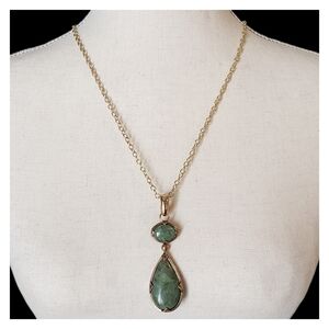 Barse 4 In 1 Jade and Lapis Necklace Set